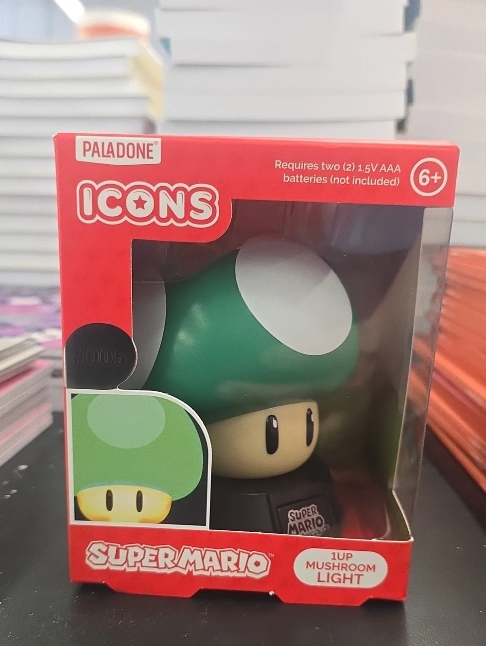 Super Mario 1UP Mushroom Light - Green